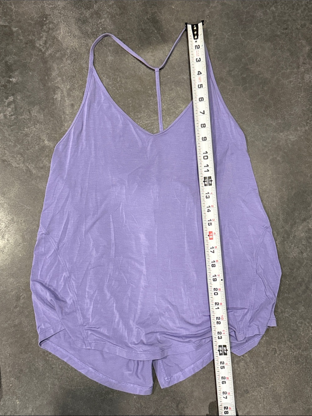 Lululemon modal silk yoga Tank & align Short Set purple ash - Picture 10 of 12